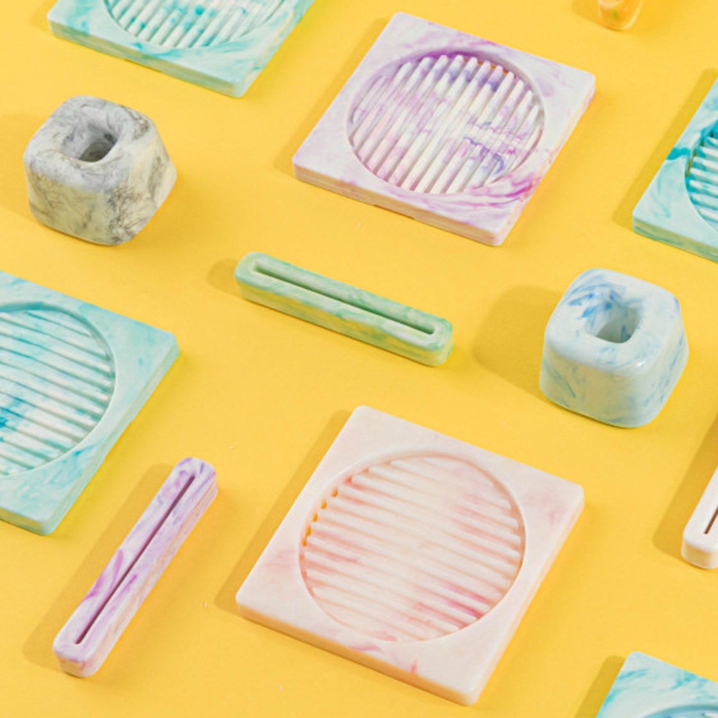 Recycled Plastic Soap Dishes(4colors)