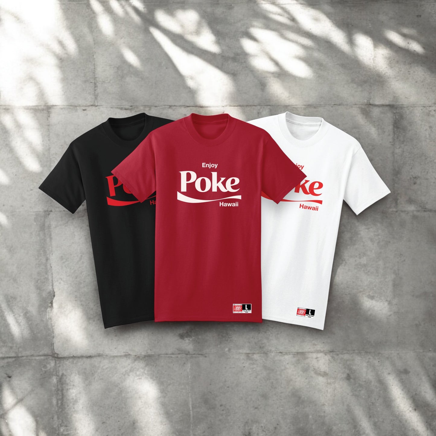 Enjoy Poke 100% US-grown Cotton Tee(3 Colors)