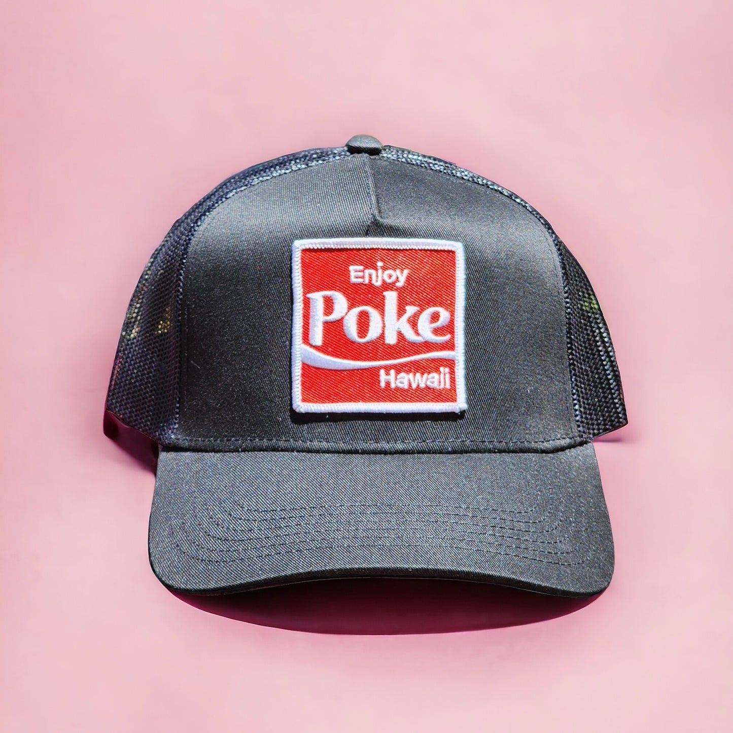 Enjoy Poke Patched Trucker Cap(3colors)