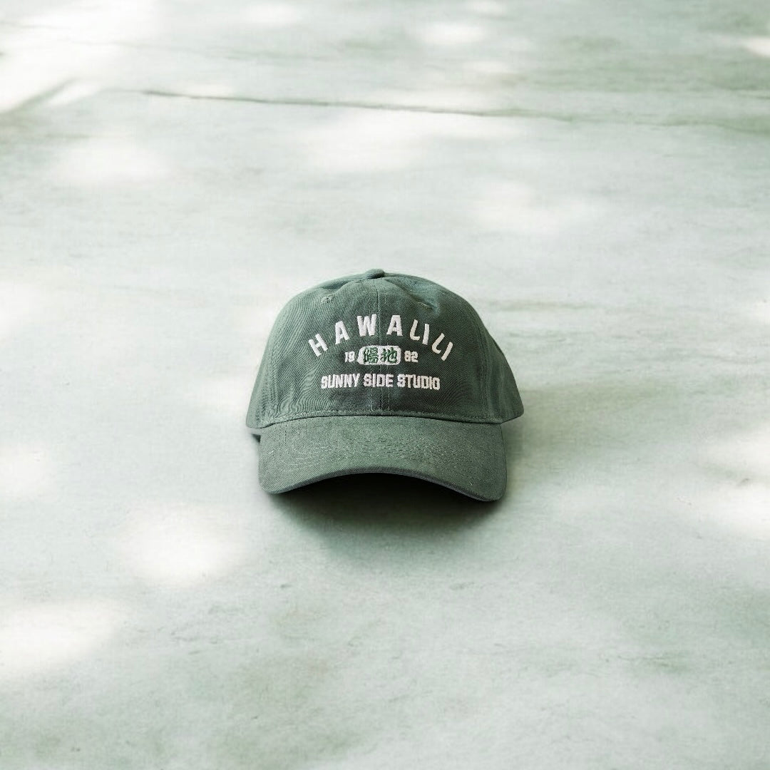 HAWAいい Brushed Twill Low Profile Caps(2Colors)
