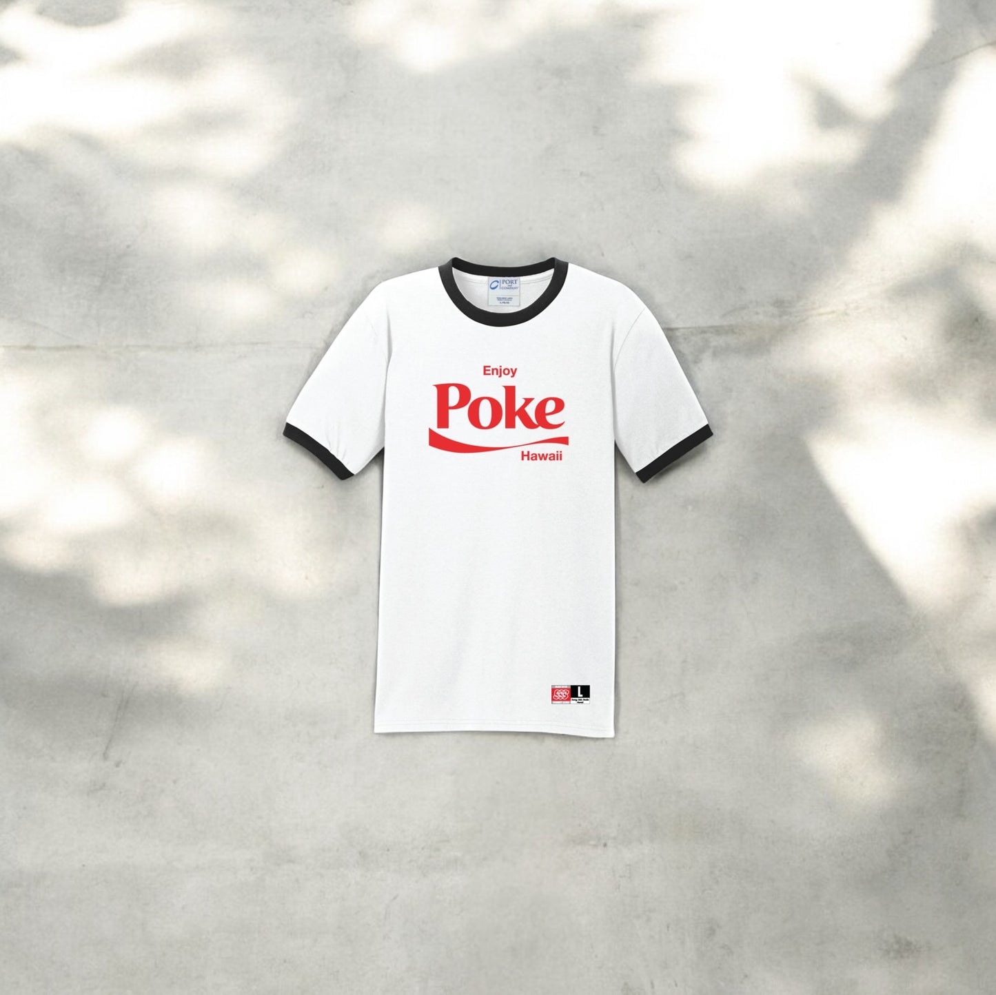 Enjoy Poke Classic Ringer Tee Black