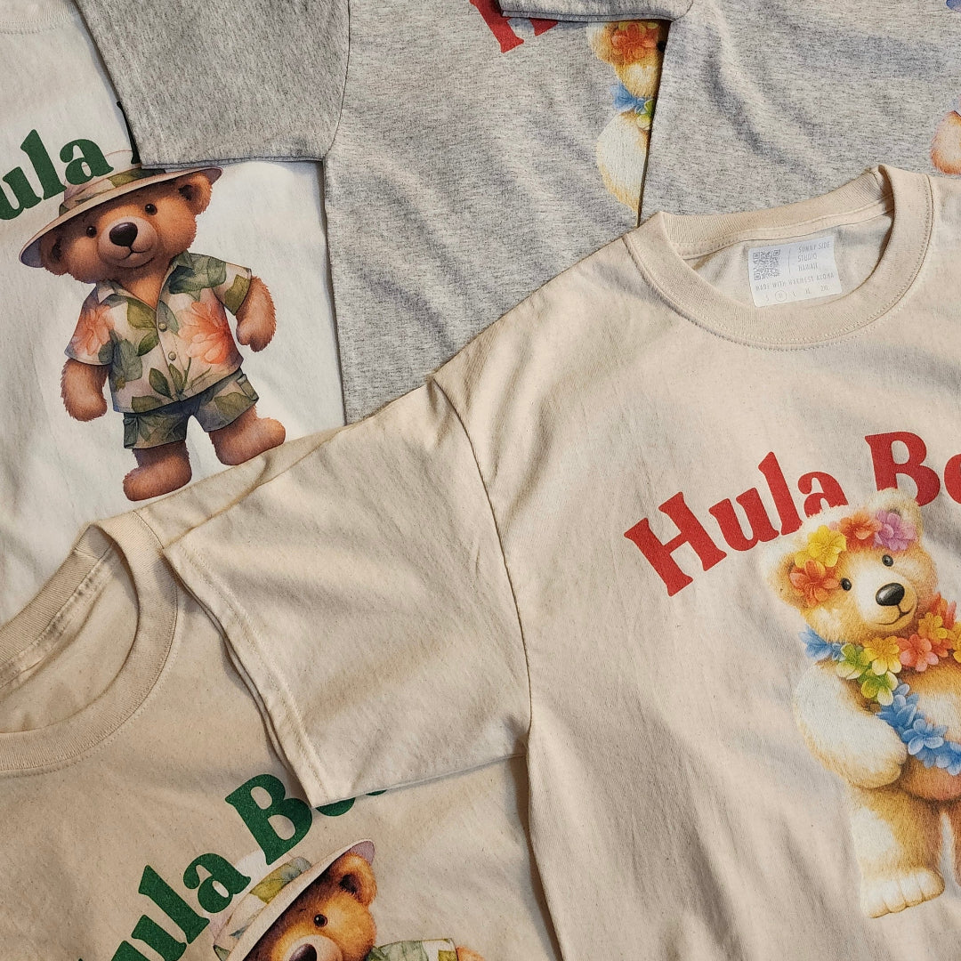 Red Hula Bear Heritage Jersey Tee(3Colors)
