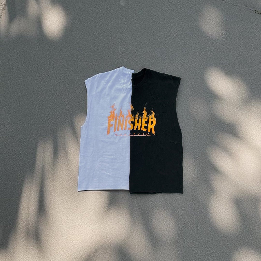 (New)🔥 FINISHER Cropped Sleeveless(2Colors)