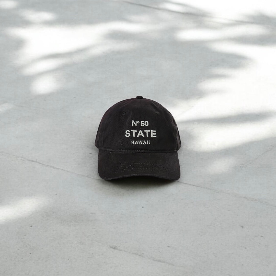 (New)No. 50 State Hawaii Brushed Twill Low Profile Caps(2Colors)