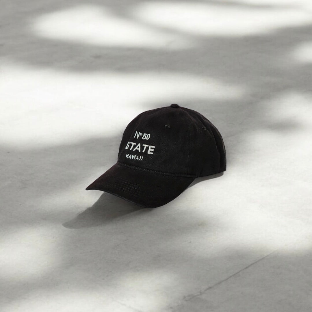 (New)No. 50 State Hawaii Brushed Twill Low Profile Caps(2Colors)