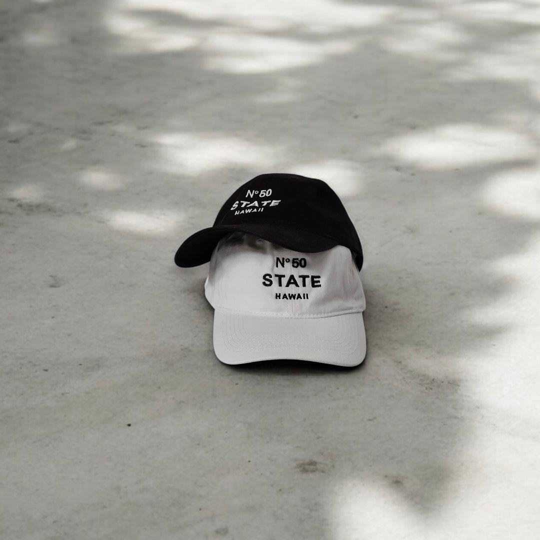 (New)No. 50 State Hawaii Brushed Twill Low Profile Caps(2Colors)