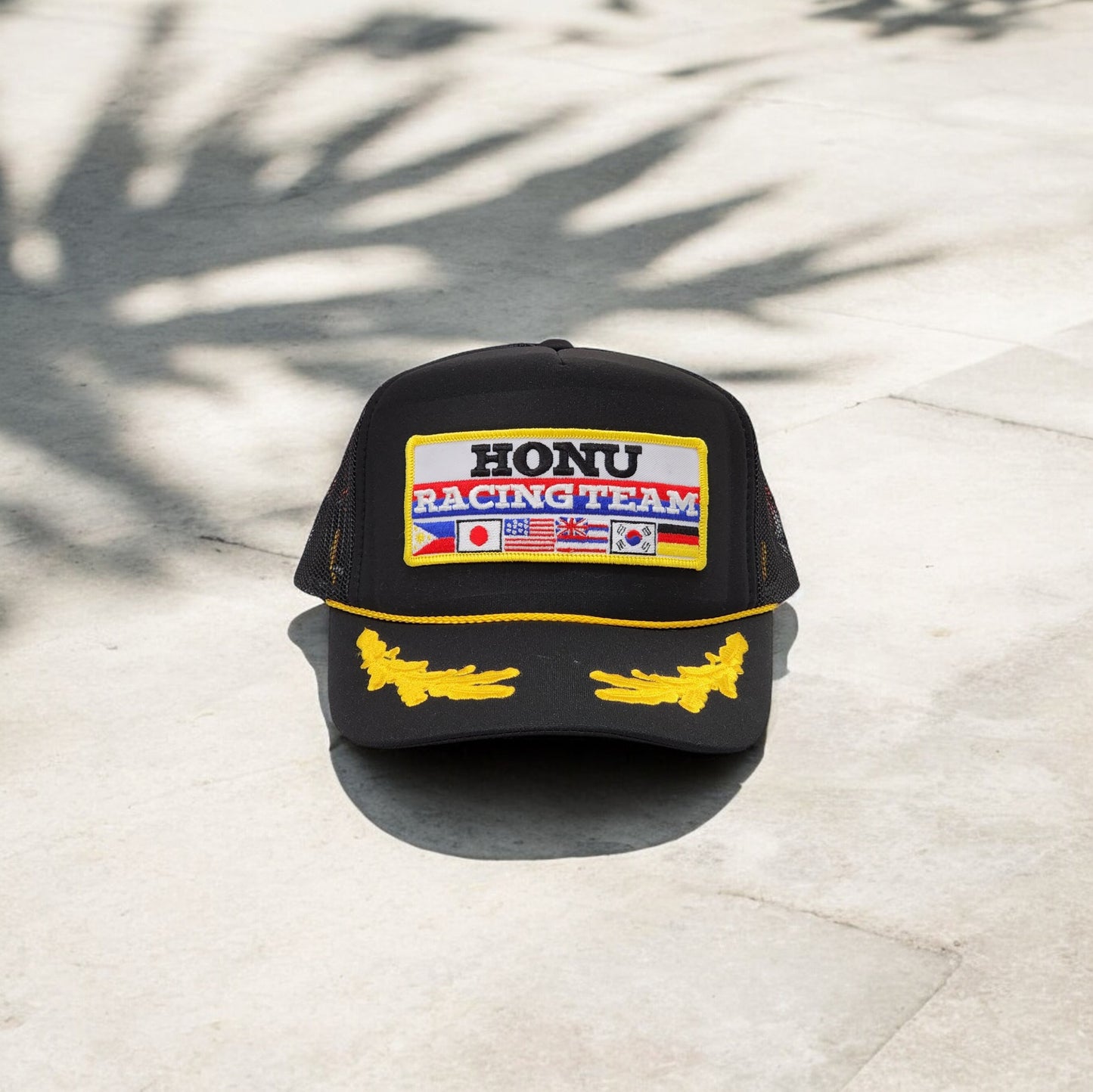 Honu Racing Team Patched Trucker Hat Laurel