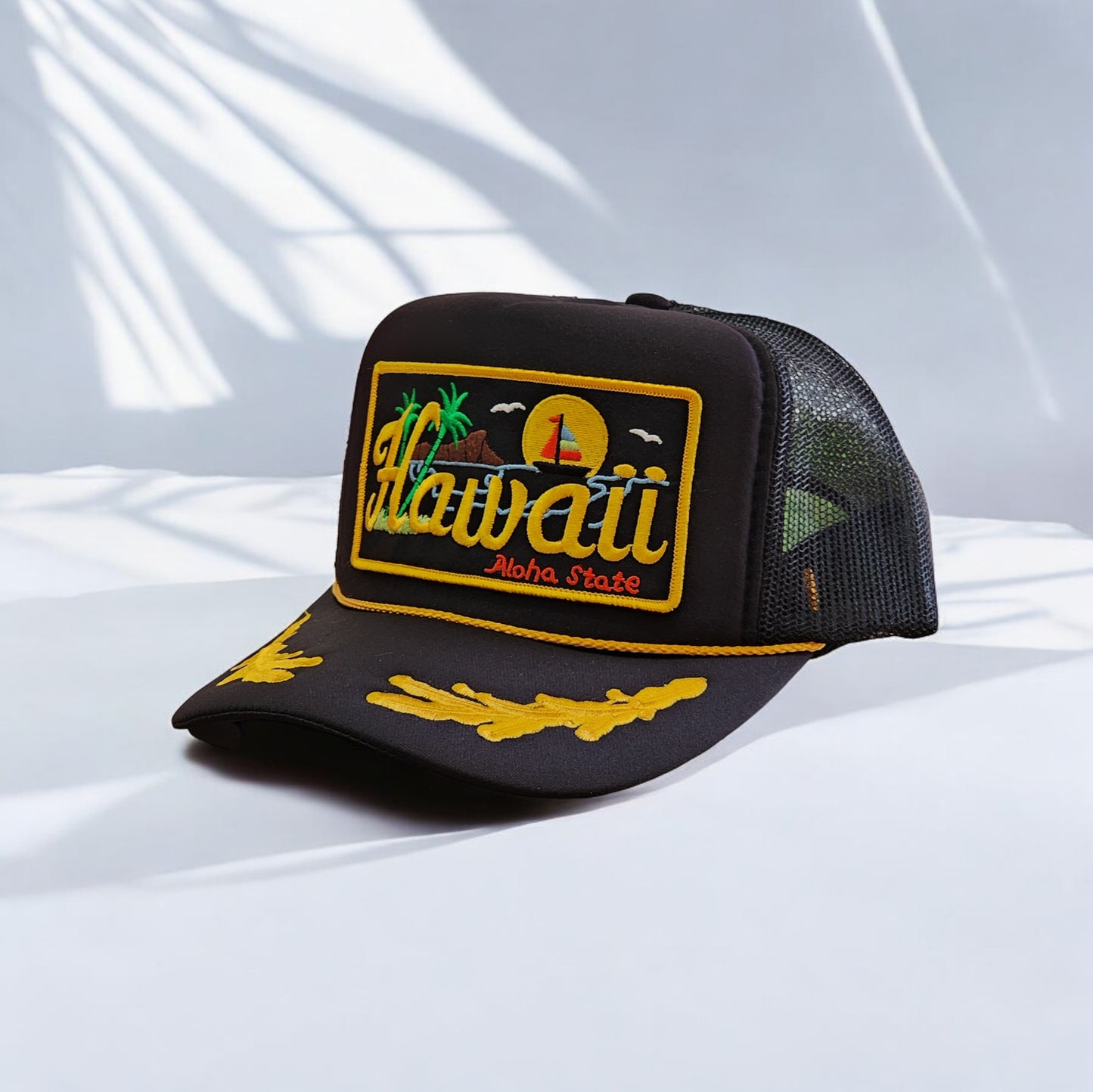 VTG inspired Hawaii Captain Trucker Hats-2