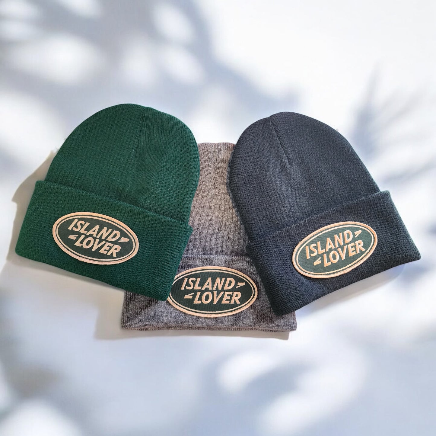 Island Lover Patched Beanies(3 Colors)