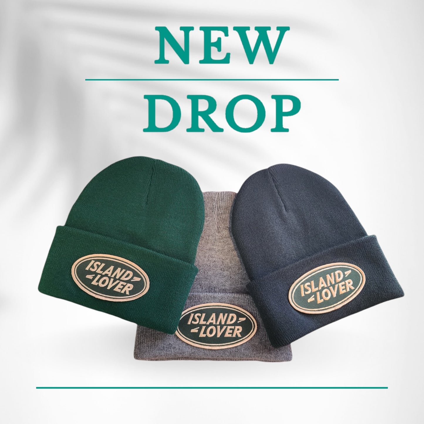 Island Lover Patched Beanies(3 Colors)