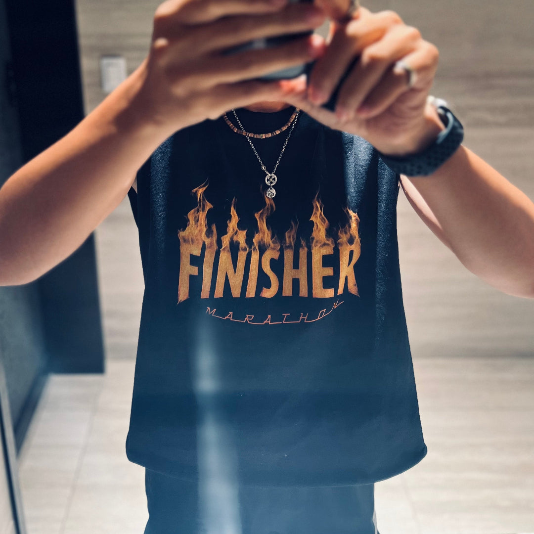 (New)🔥 FINISHER Cropped Sleeveless(2Colors)