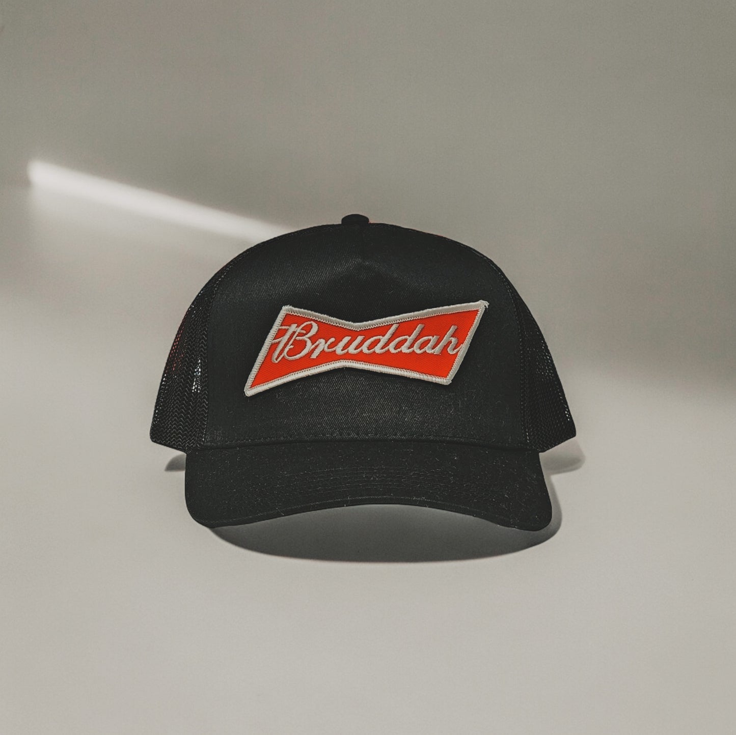 Bruddah Patched Trucker Hats Black