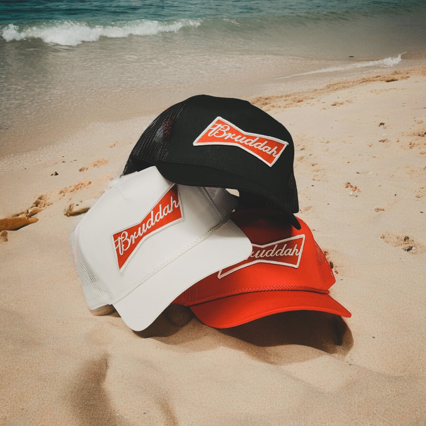 Bruddah Patched Trucker Hats