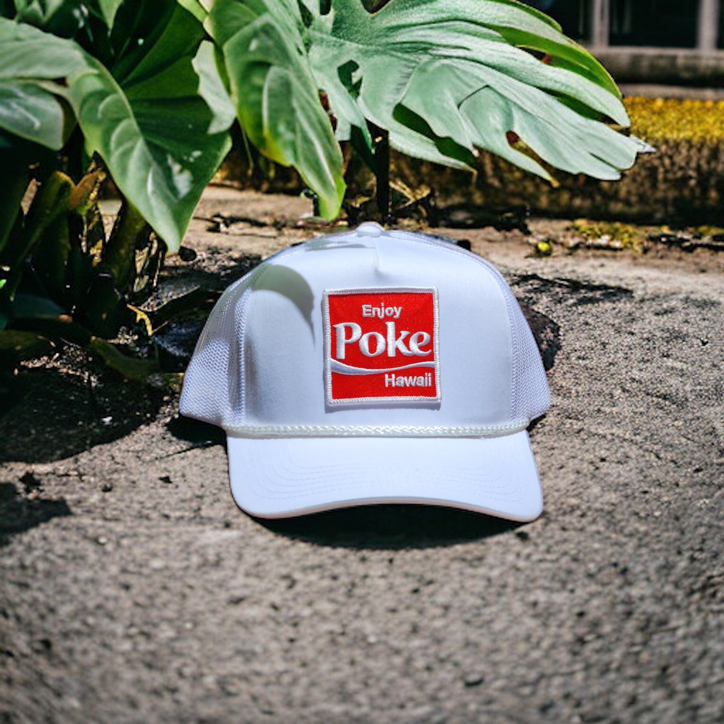 Enjoy Poke Patched Trucker Cap(3colors)