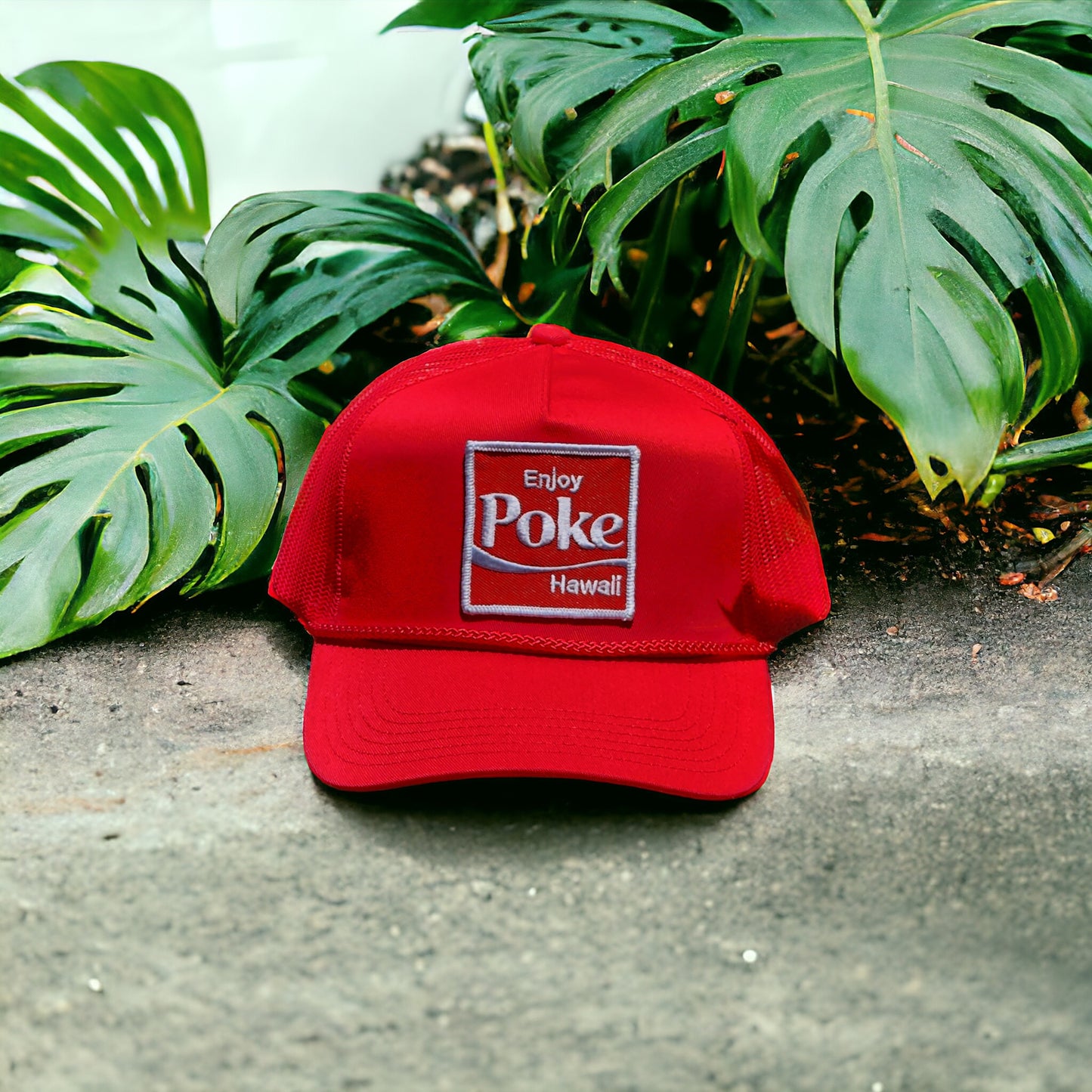 Enjoy Poke Patched Trucker Cap(3colors)