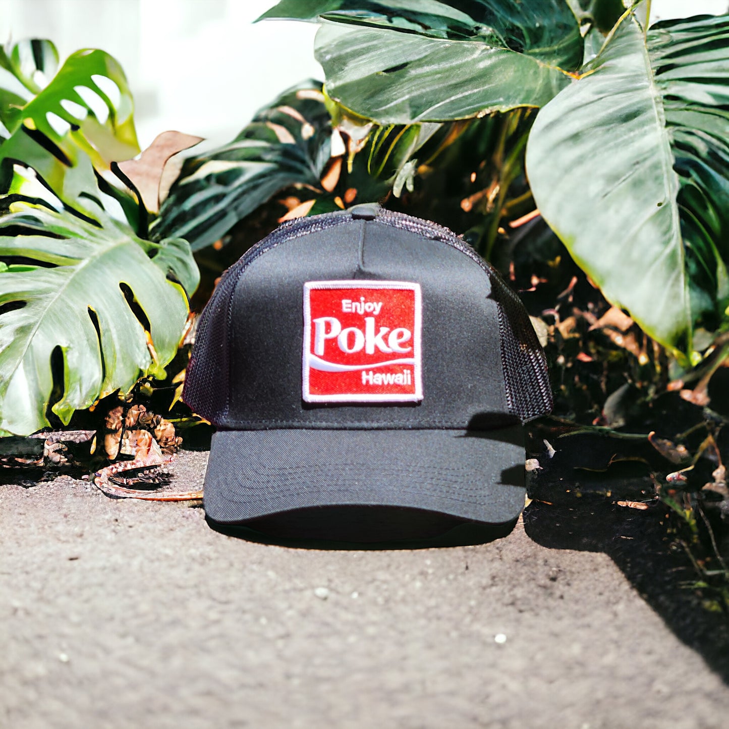 Enjoy Poke Patched Trucker Cap(3colors)