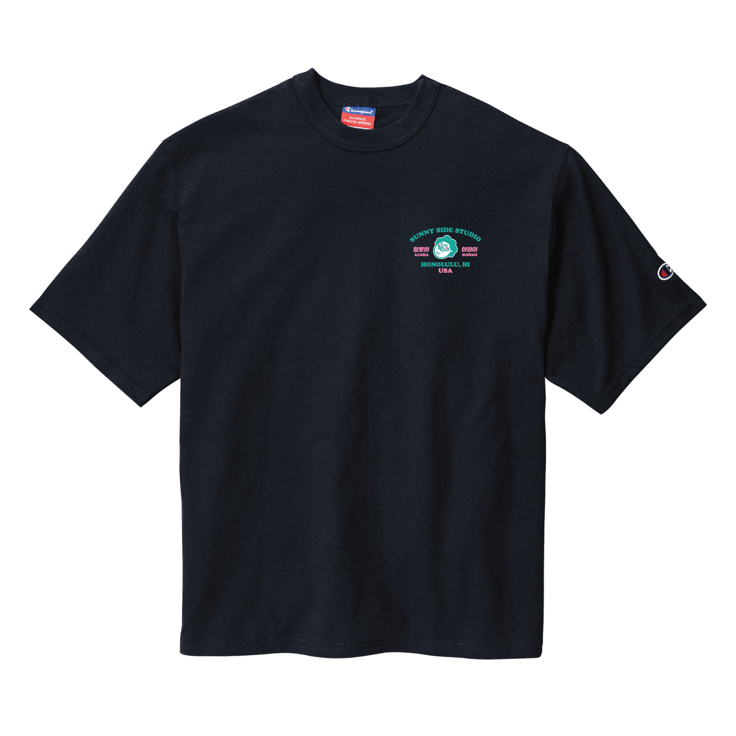 Hilo Boy Heavyweight 7-Oz. Jersey Tee(Ocean Navy)
