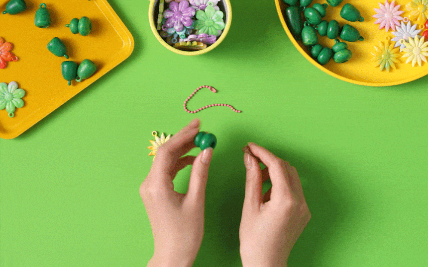 Recycled Plastic Deep Forest Keyring Random Box