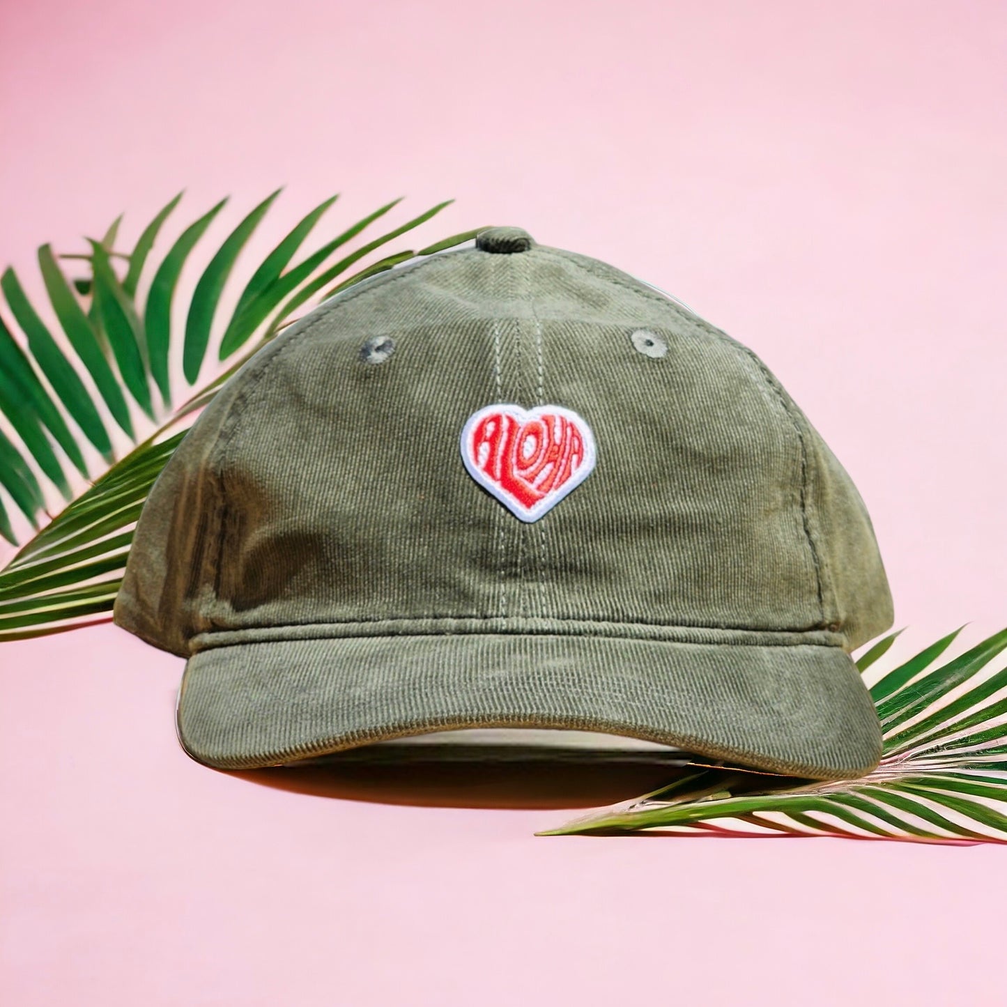 Aloheart corduroy dad hat(4colors)