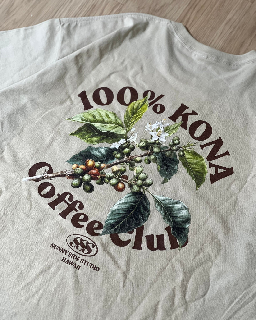 (New)100% KONA Coffee Club T-shirts