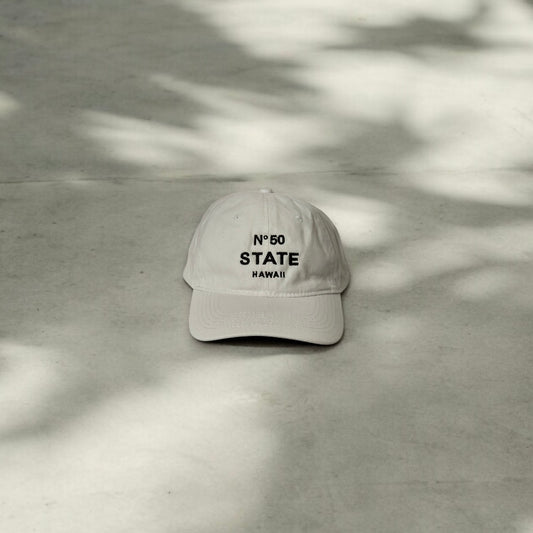 (New)No. 50 State Hawaii Brushed Twill Low Profile Caps(2Colors)