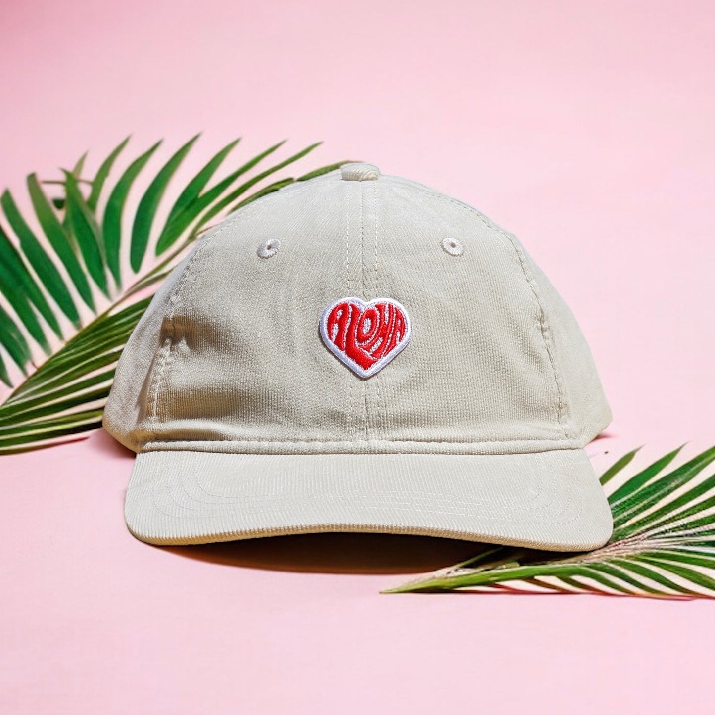 Aloheart corduroy dad hat(4colors)