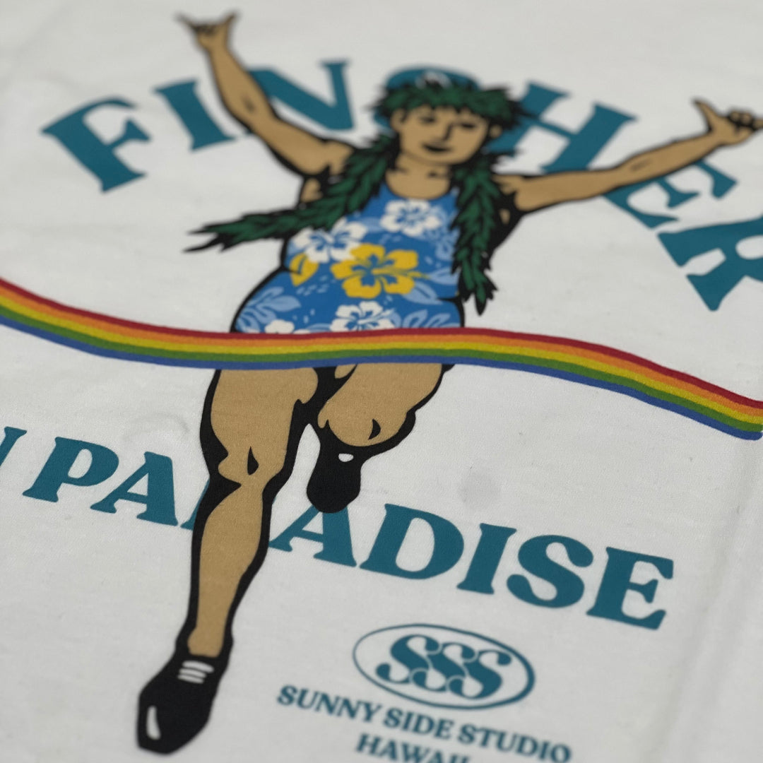 (New)Finish in Paradise Ringer Tee