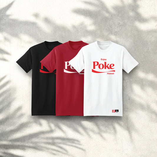 Enjoy Poke 100% US-grown Cotton Tee(3 Colors)