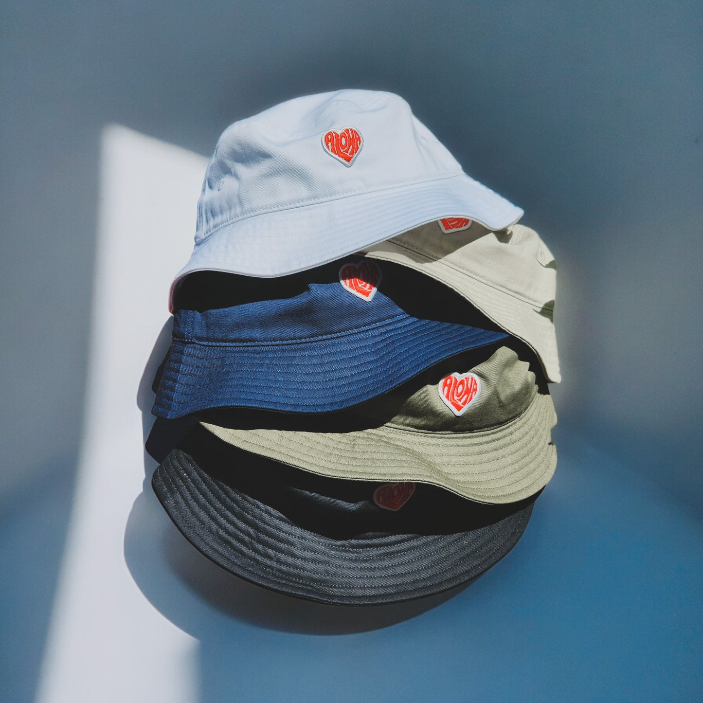 Aloheart Twill Classic Bucket Hat(5colors)