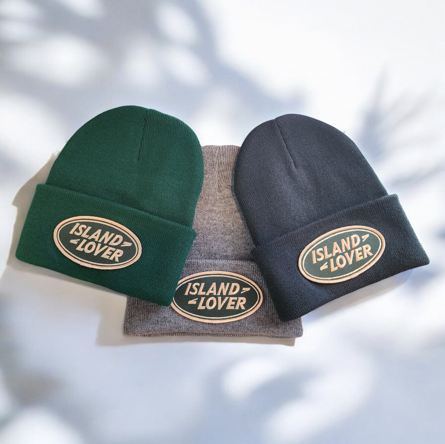 (New)Island Lover Patched Beanies(3 Colors)