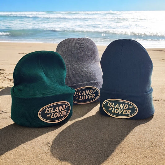 (New)Island Lover Patched Beanies(3 Colors)