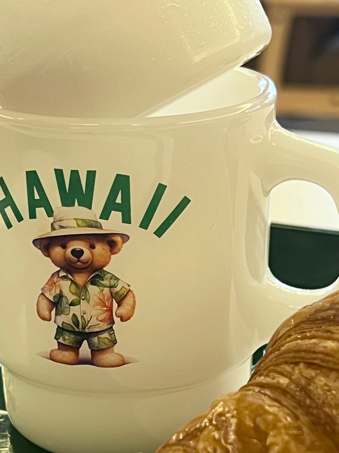 Hula Bears Milk Glass Mug(2Colors)