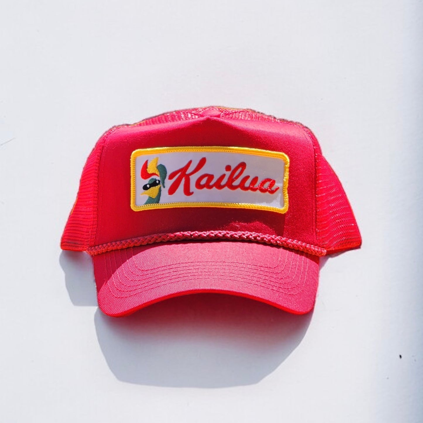 Korny Kailua Patched Braid Trucker Cap(2colors)