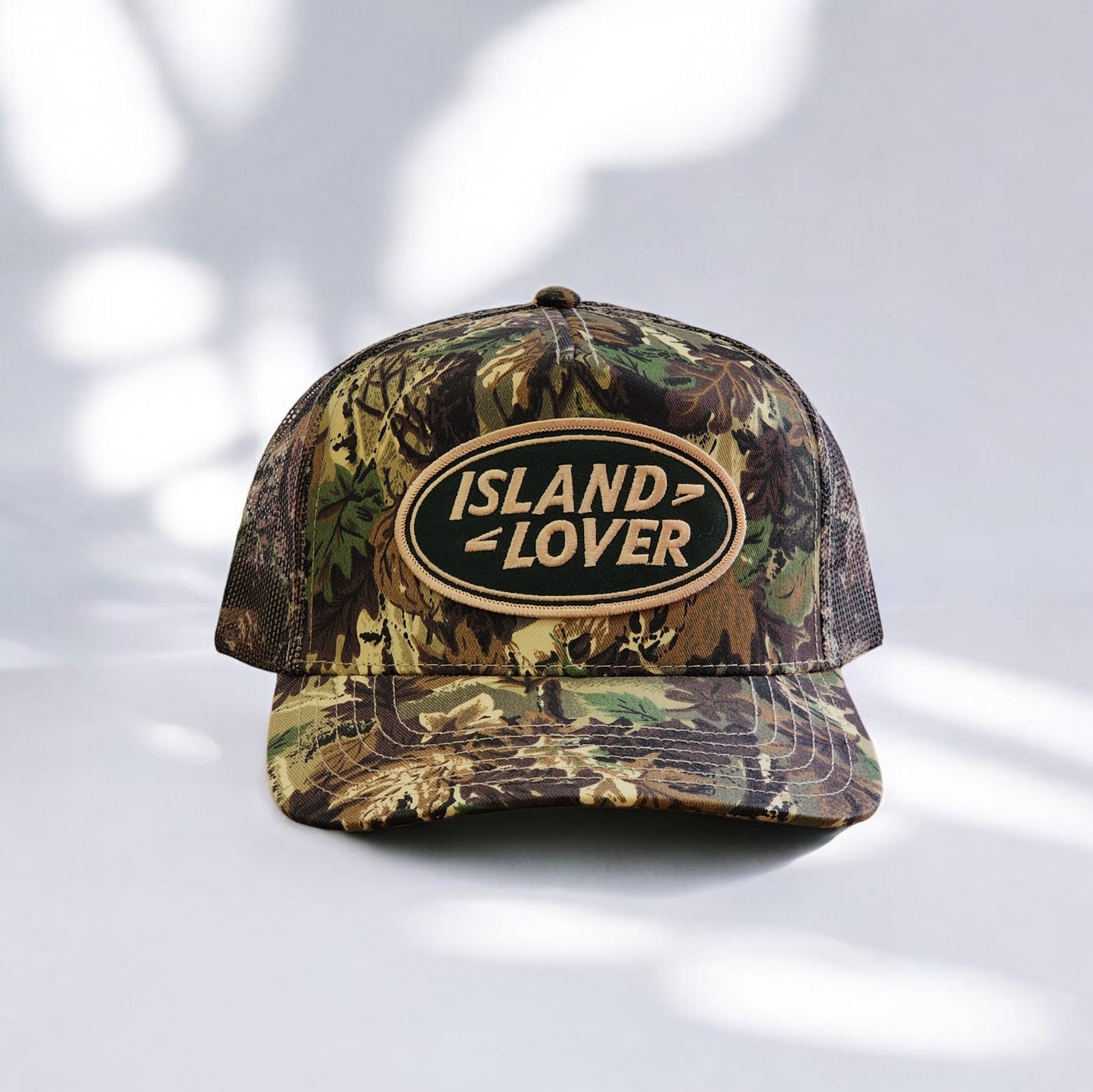 (New)Island Lover Patched Trucker Cap(2 Colors)