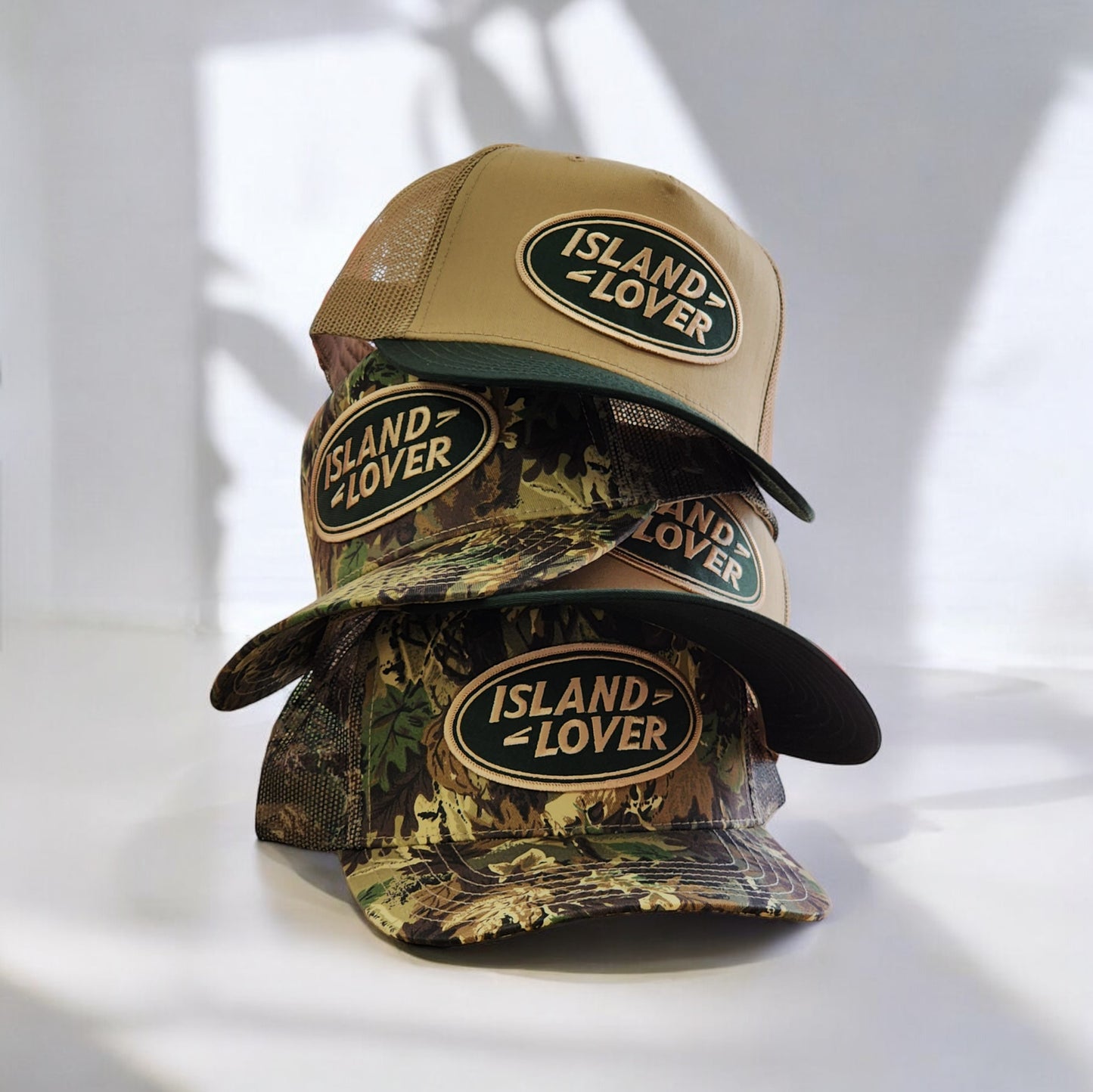 (New)Island Lover Patched Trucker Cap(2 Colors)