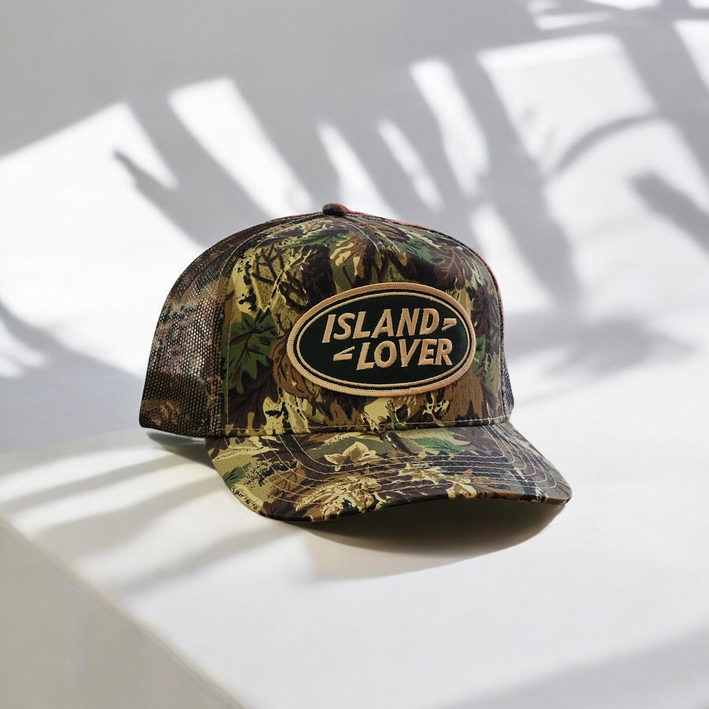 (New)Island Lover Patched Trucker Cap(2 Colors)