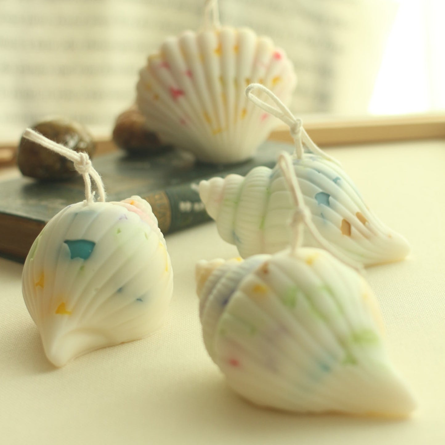 Conch & Seashell Candle